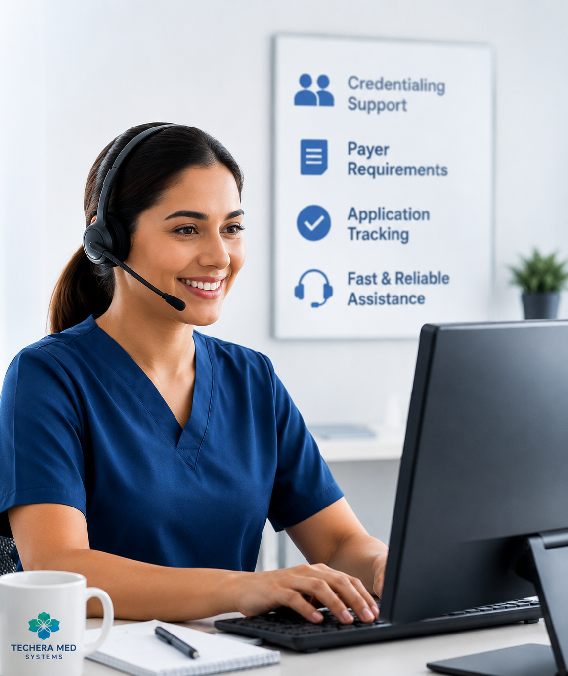Medical credentialing and provider enrollment support